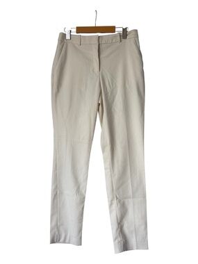 H&M Cream Straight Leg Dress Pants Size 4 | Casual Office Workwear Trousers